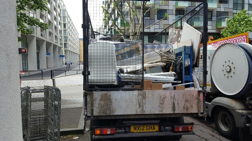 Customer booking a Grab lorry hire service online.