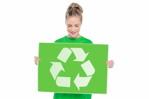 Environmental benefits of recycling in a green Forest Gate setting.